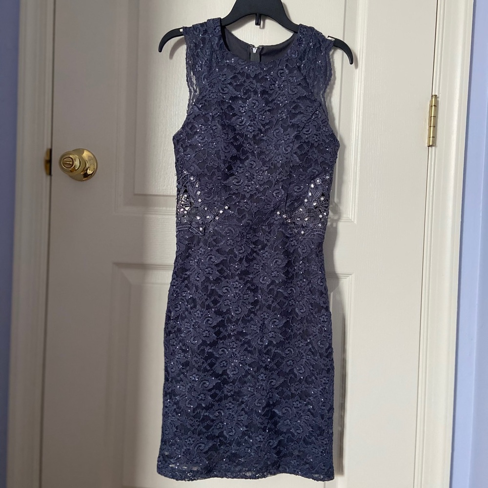 Shimmery bodycon formal dress
